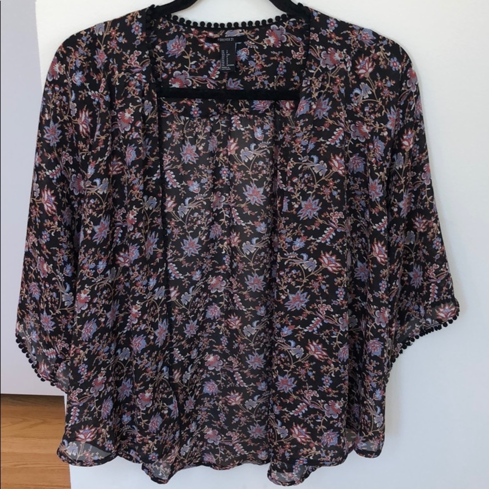 Forever 21 Flower Kimono